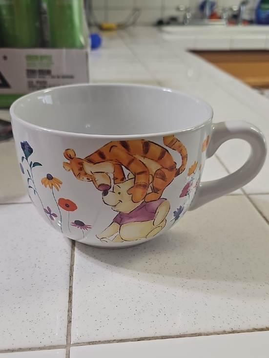 Disney Other - Disney Winnie the Pooh & Tigger Floral Ceramic Mug